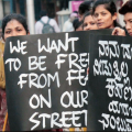 Women protest over harrassment